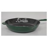 Le Creuset 23 cm Green Enameled Cast Iron Fry Pan - Made in France