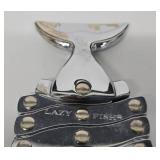 Lazy Fish Corkscrew Barware Set - 6.5in Corkscrew, Jigger (3/4 oz), Bottle Opener