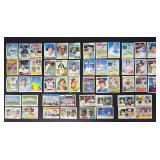 Topps Baseball Cards Lot - 52 Vintage MLB Cards