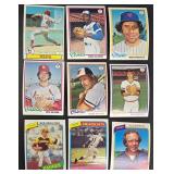 Topps Baseball Cards Lot - 52 Vintage MLB Cards