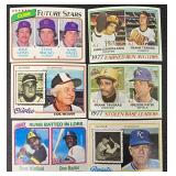 Baseball Cards - 72 Vintage MLB Cards, Mixed Teams & Sets