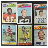Vintage 1970s NFL Football Card Lot - 54 Cards - Multi-Team Set