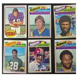 Vintage 1970s NFL Football Card Lot - 54 Cards - Multi-Team Set