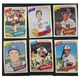 Vintage Baseball Card Collection - Multi-Team Pitchers/Outfielders (1970s-80s)