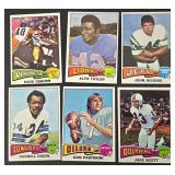 NFL Football Trading Cards - 48 AFC/NFC Cards (Vintage 1970s Era)