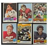 NFL Football Trading Cards - 48 AFC/NFC Cards (Vintage 1970s Era)