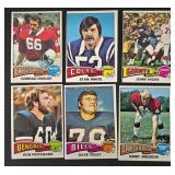 NFL Football Trading Cards - 48 AFC/NFC Cards (Vintage 1970s Era)