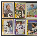 Vintage NFL Football Cards Collection - 48 Cards AFC/NFC Mix