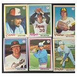 48 Baseball Cards - Vintage 1970s-1980s Collection (All Teams)