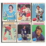 Vintage NHL Hockey Trading Cards Collection - 1970s-80s Multi-Team Set
