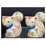 Vintage Ceramic Salt & Pepper Shaker Set - 3 in Tall - Ducks & Cats (6 pcs)