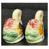 Vintage Ceramic Salt & Pepper Shaker Set - 3 in Tall - Ducks & Cats (6 pcs)