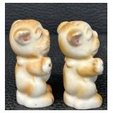 Vintage Ceramic Salt & Pepper Shaker Set - 3 in Tall - Ducks & Cats (6 pcs)