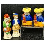 Vintage Salt and Pepper Shakers (Lot of 4) - Occupied Japan, Crystal Beach Canada Mark