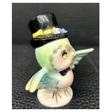 Vintage Lefton Bluebird Anthropomorphic Salt and Pepper Shakers and Vintage Penguin Anthropomorphic Salt and Pepper Shakers