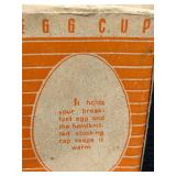 Vintage Handmade Wooden Egg Cups by Sevi - Italy