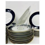 Vintage Rosenthal Claudine Pattern Dinner Plates - (Lot of 24)