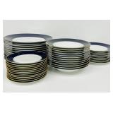 Vintage Rosenthal Claudine Pattern Dinner Plates - (Lot of 24)