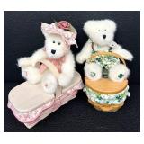 Longaberger Horizon of Hope Basket, Boyds Bear 'Hope L. Bearywell, Longaberger Lots of Luck Basket & Boyd's Bear Lucky O' Beary