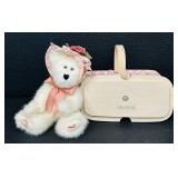 Longaberger Horizon of Hope Basket, Boyds Bear 'Hope L. Bearywell, Longaberger Lots of Luck Basket & Boyd's Bear Lucky O' Beary