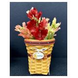 Longaberger May Series Miniature Geranium Basket Set, Longaberger Collectors Club May Series Miniature Sweet Pea Basket & More