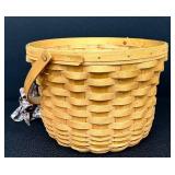Three Collectible Longaberger Handcrafted Baskets - 3-Piece Set