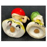 Vintage Napco anthropomorphic Fruit Salt and Pepper Shaker Set