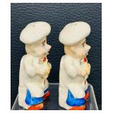 Vintage Ceramic Chef & Baker Figurine Salt and Pepper Shaker Sets