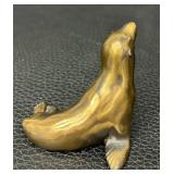 Fine Pewter Gallery Figurines - Dog, Seal & Clown (Lot of 3)