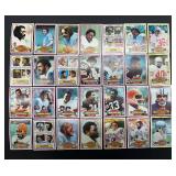 Houston Oilers 1979 Team Leaders Trading Cards (Lot of 28)