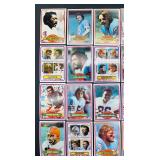 Houston Oilers 1979 Team Leaders Trading Cards (Lot of 28)
