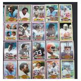 Houston Oilers 1979 Team Leaders Trading Cards (Lot of 28)