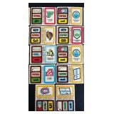 Vintage NHL Helmet & Stick Decals - Assorted Team Logos for Helmets & Sticks