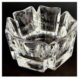 Vintage Orrefors Corona Sweden Crystal Dish
