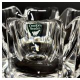 Vintage Orrefors Corona Sweden Crystal Dish