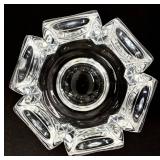 Vintage Orrefors Corona Sweden Crystal Dish