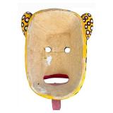 Vintage Mexican Folk Art Monkey Mask - Dancing Mask