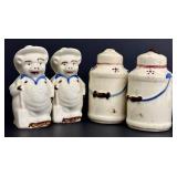 Shawnee Salt & Pepper Shakers -(Lot of 2)