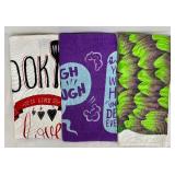 Birchbark Basket with 3 Cotton Kitchen Napkins