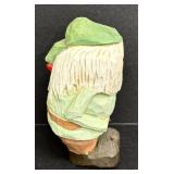 JDC Hand-Carved Gnome Set - 3-Piece Wood Figurines