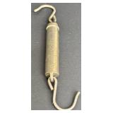 Three Vintage Fishing Lures & Silver Piece - Wood Bobber & Patent Device