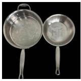 Kirkland Signature Stainless Steel Cookware Set - Made in Italy (6.5 Qt Stock Pot, 10 in Skillet)