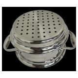 Kirkland Signature Stainless Steel Cookware Set - Made in Italy (6.5 Qt Stock Pot, 10 in Skillet)