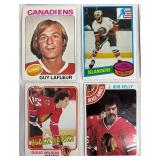 Vintage Hockey Cards - 32 Card Set Featuring Oilers, North Stars, Rangers & Blackhawks