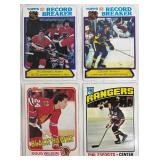 Vintage Hockey Cards - 32 Card Set Featuring Oilers, North Stars, Rangers & Blackhawks