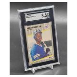 1989 Fleer Ken Griffey Jr Rookie Baseball Card #548 SGC 8.5