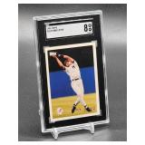 1996 Topps Derek Jeter Baseball Card #219 SGC 8