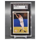 1996 Topps Derek Jeter Baseball Card #219 SGC 8