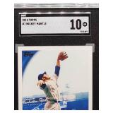 2010 Topps Mickey Mantle Baseball Card #7 SGC 10