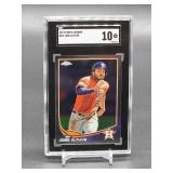 2013 Topps Chrome Jose Altuve Baseball Card #35 SGC 10